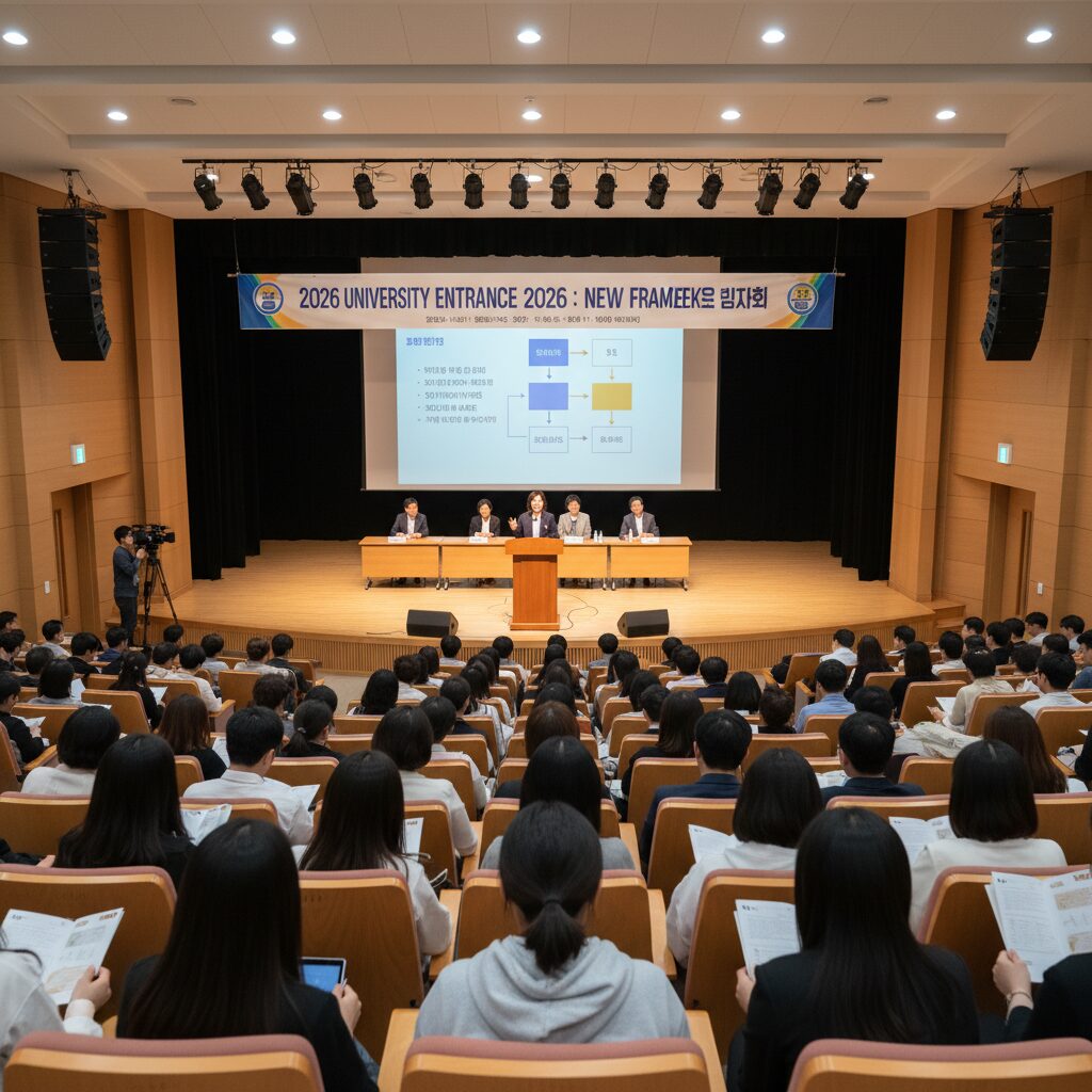 2026년 달라지는 대학 입시 제도 설명회 현장 사진