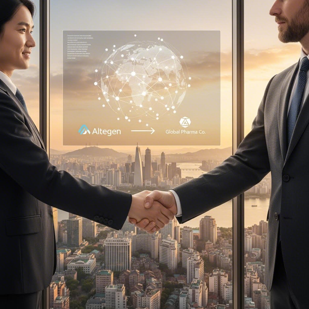 알테오젠 글로벌 제약사 파트너십
