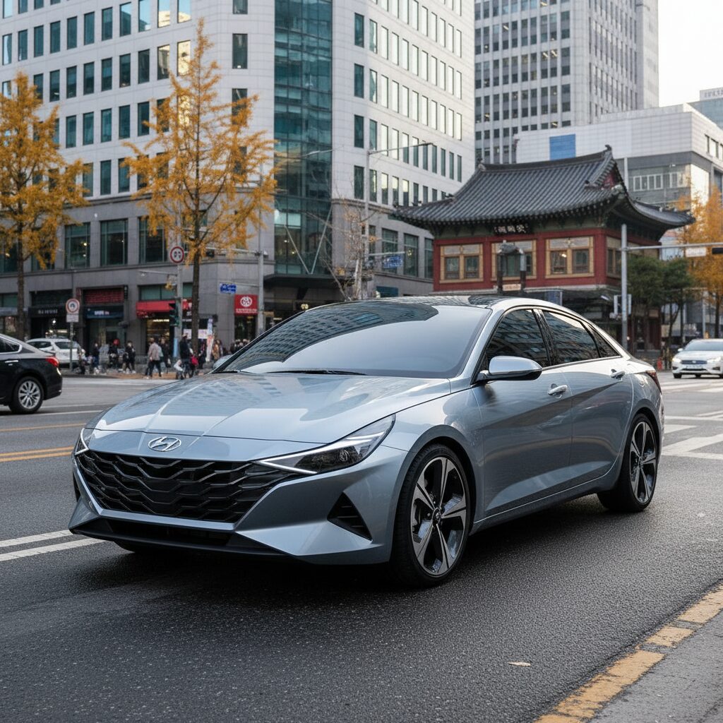 차세대 현대 아반떼 CN8 예상 렌더링 이미지