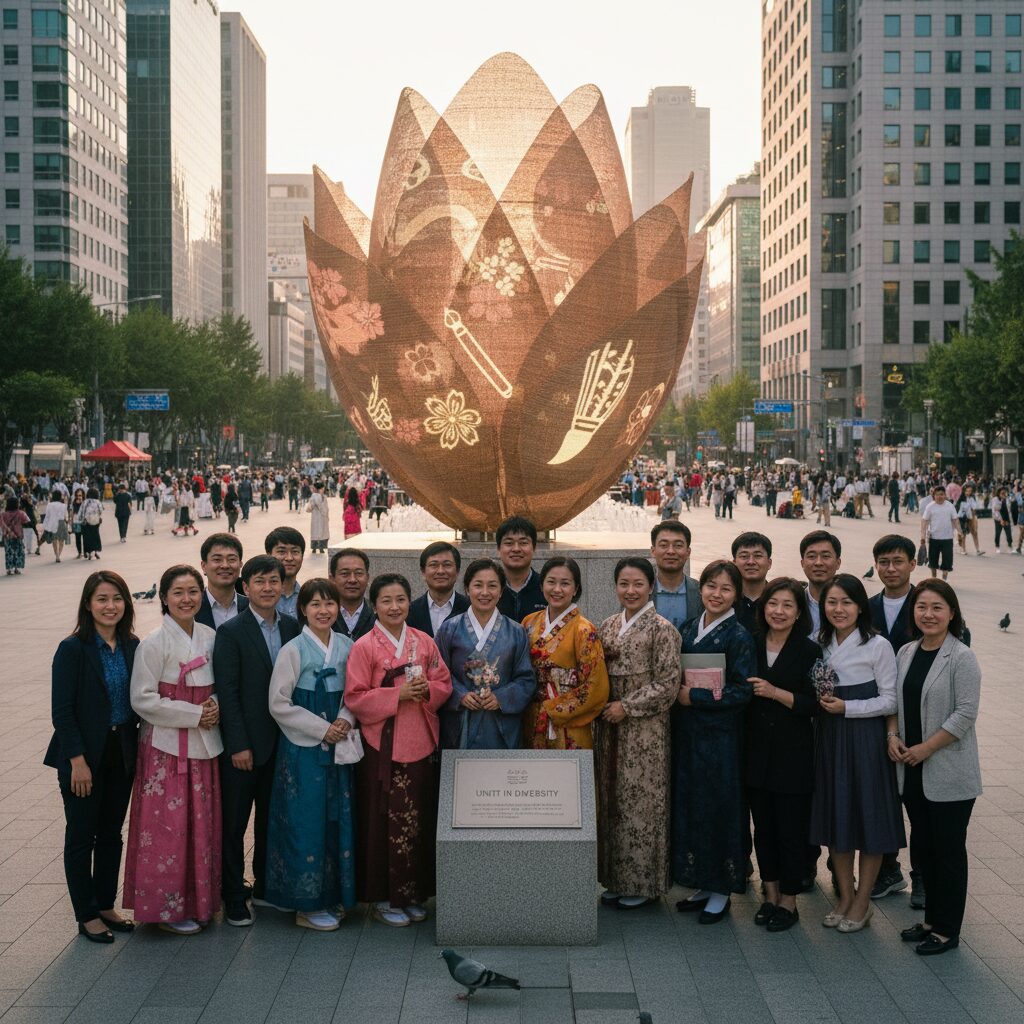 별 모양 스트링 라이트로 꾸민 아기자기한 침대 코너