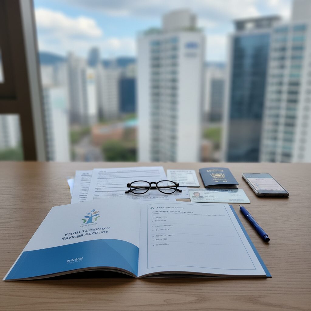 청년내일저축계좌 설명과 신청 서류 준비물 사진