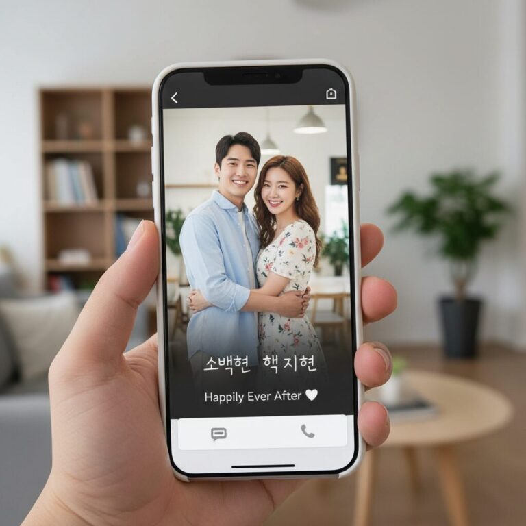 성백현 안지현 카카오톡 프로필 추정 이미지