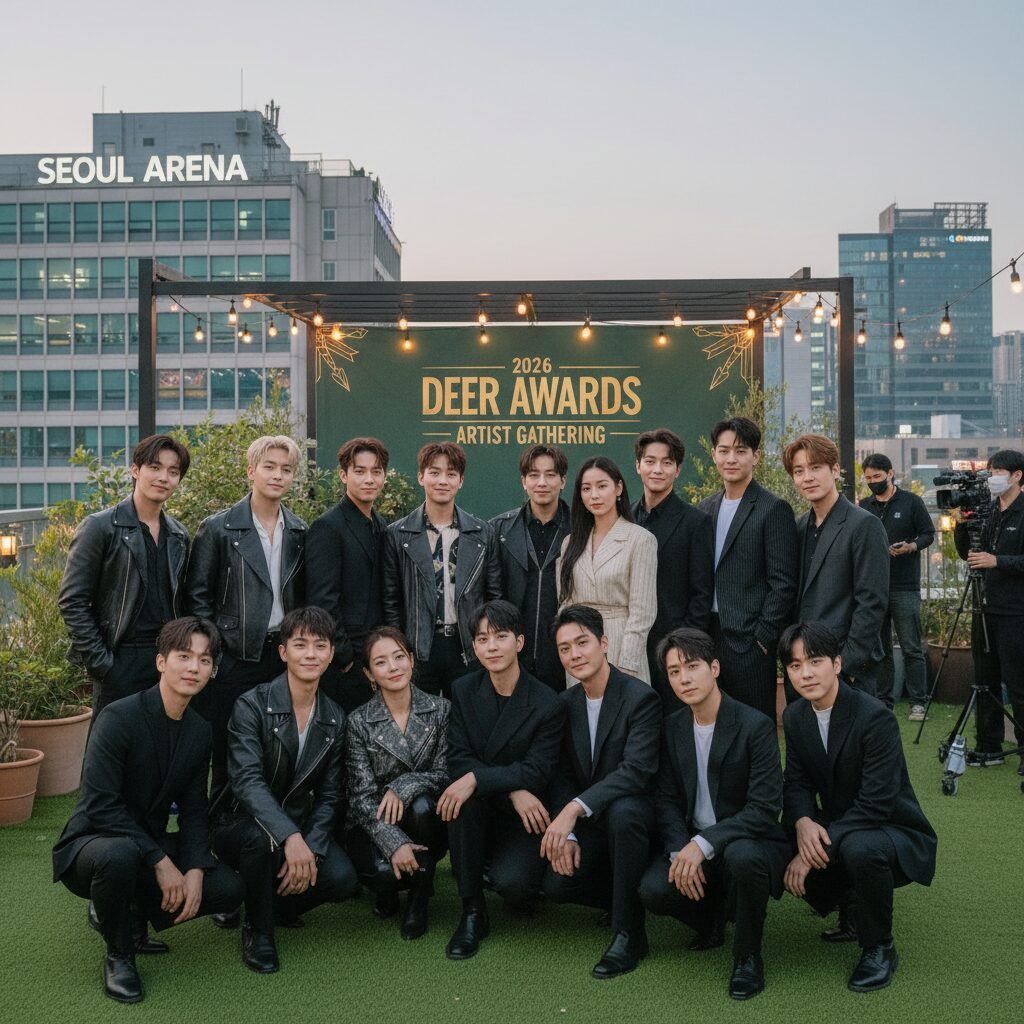 2026 디어워즈 출연 아티스트들이 함께한 단체 사진