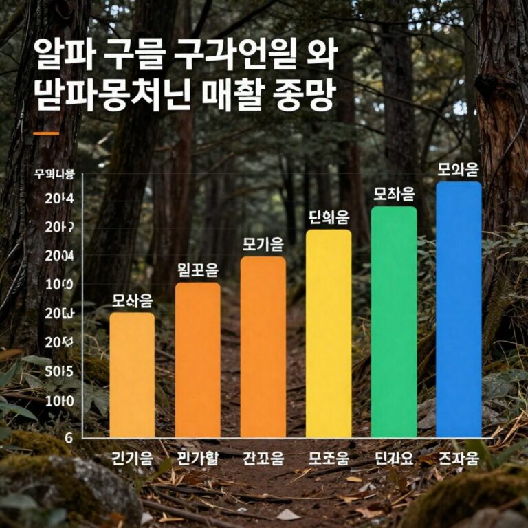 알파벳 구글의 분기별 매출 구성 원 그래프