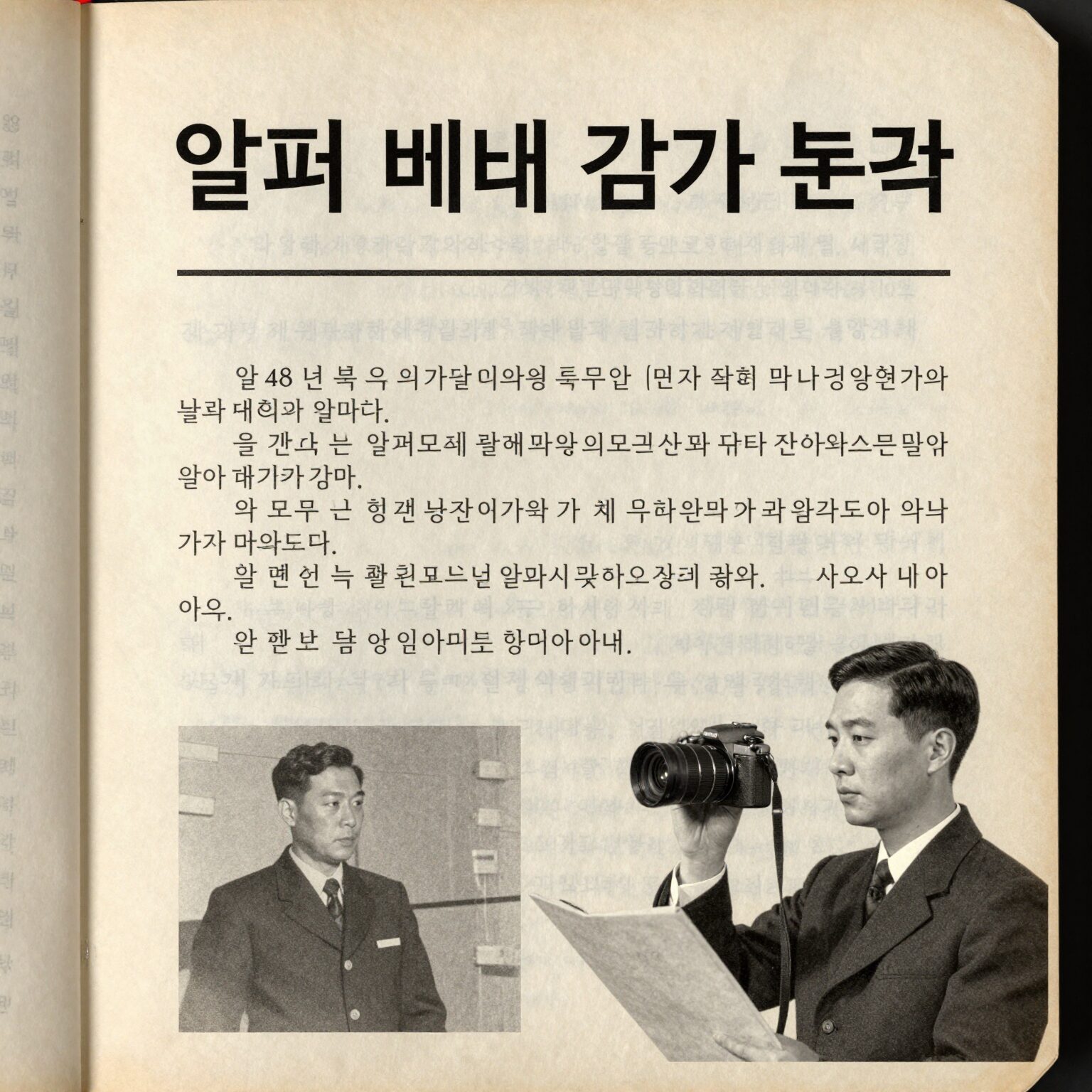 1948년 앨퍼 베테 가모브의 알파 베타 감마 논문 표지 역사적인 과학 문서