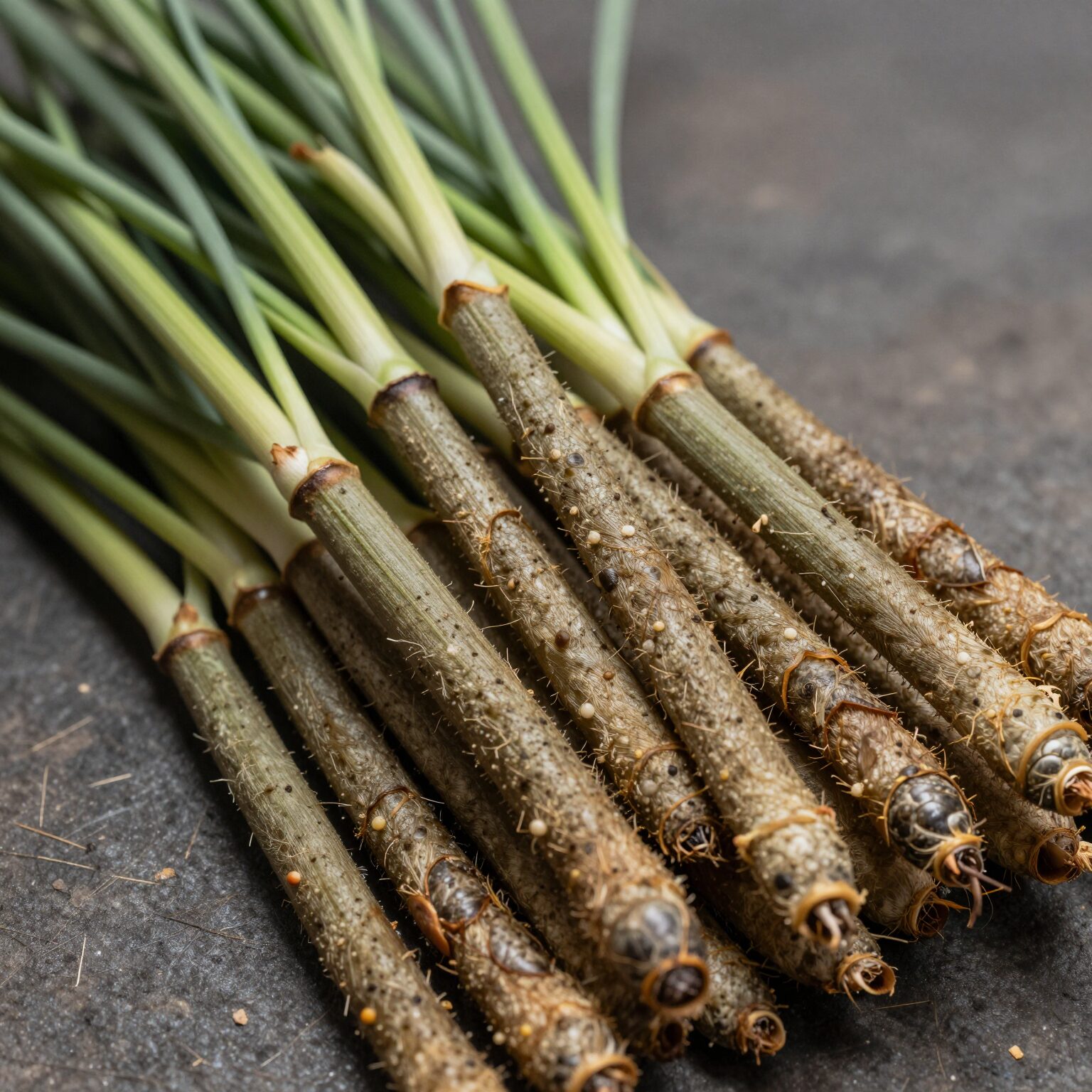 신선한 참죽나무순 가죽나물 사진