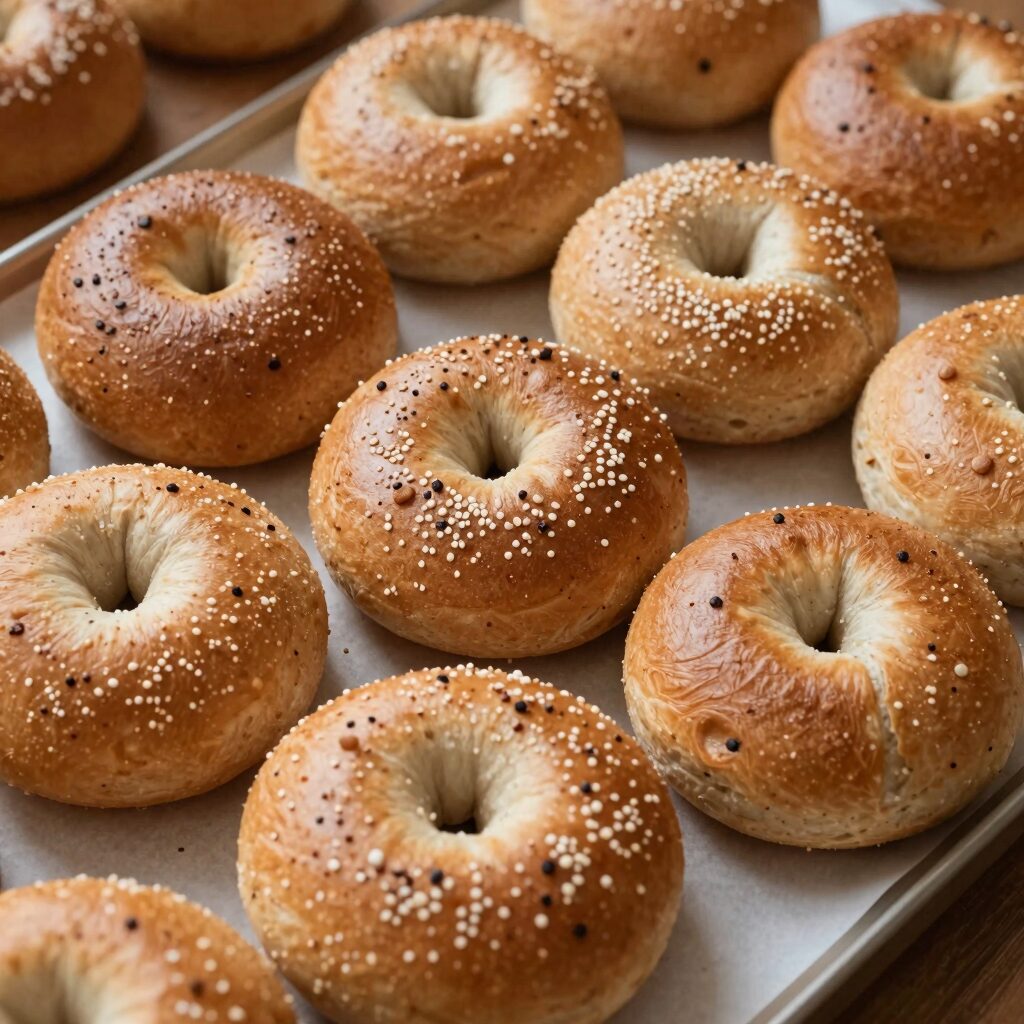 홍천 텃밭브레드에서 구매한 명이나물 소금빵 통밀치아바타 베이글 등 다양한 건강빵