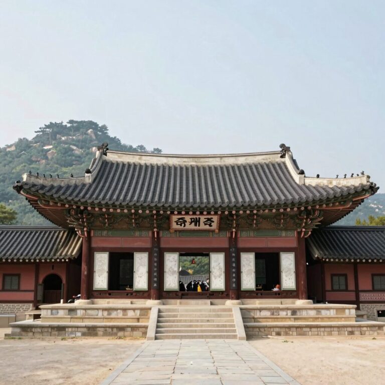 조계종 총본산인 서울 조계사 전경, 한국 불교의 중심지