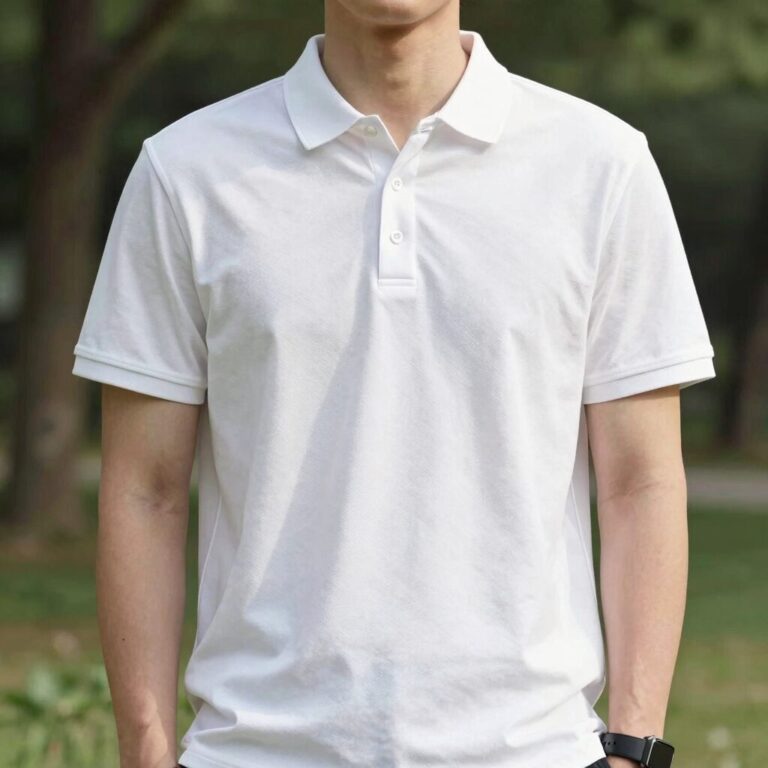 시원한 여름 폴로 반팔티셔츠 라이프스타일 이미지