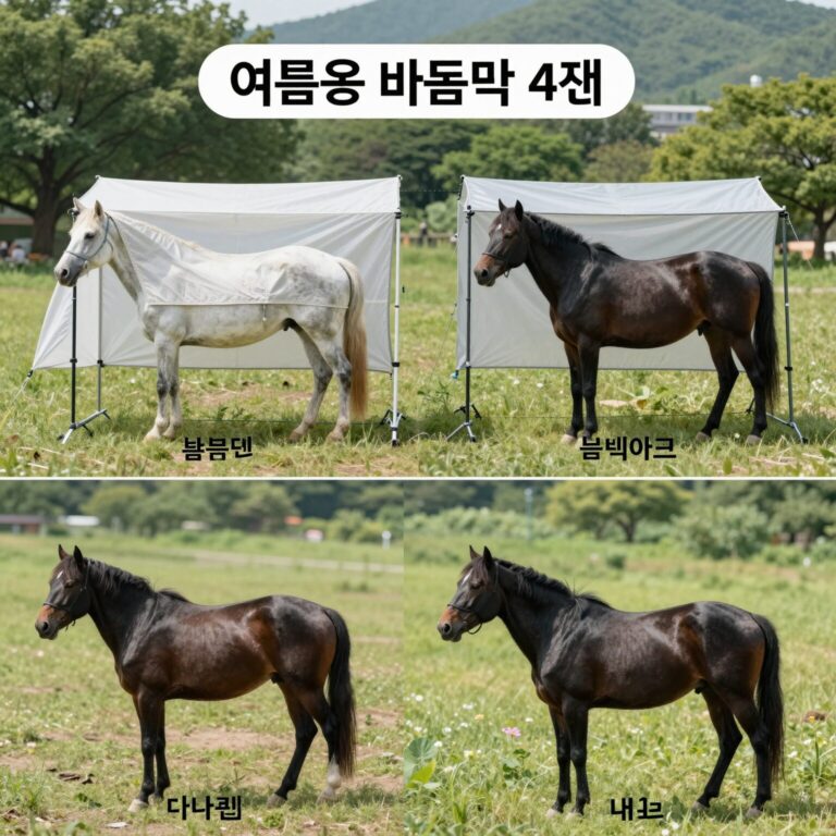 여름용 바람막이 4종 비교 이미지 - 다이나핏, 탑텐, 아이러니포르노, 블랙야크 모델 사진