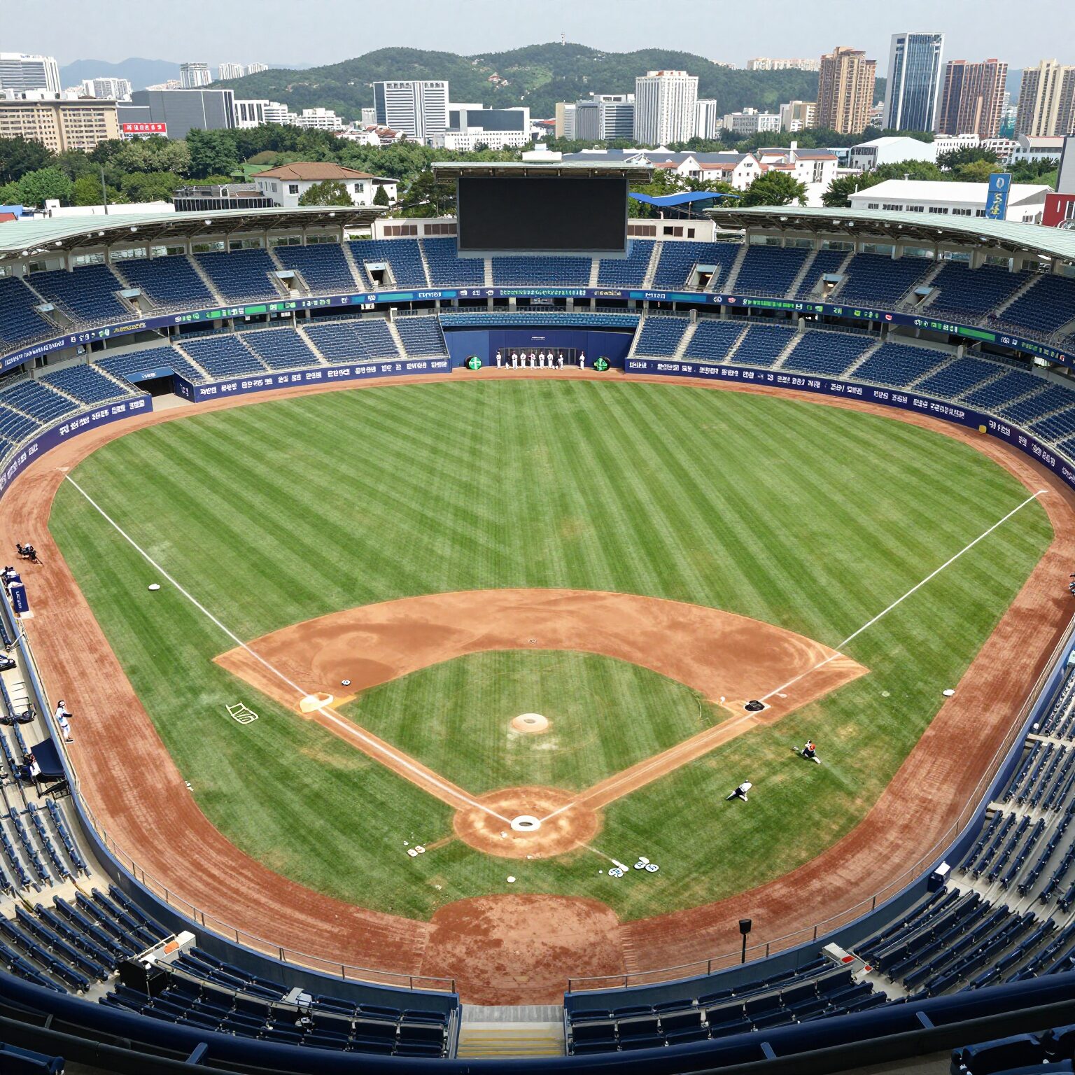 울산 문수야구장 확장 조감도와 프로야구 2군 창단 계획